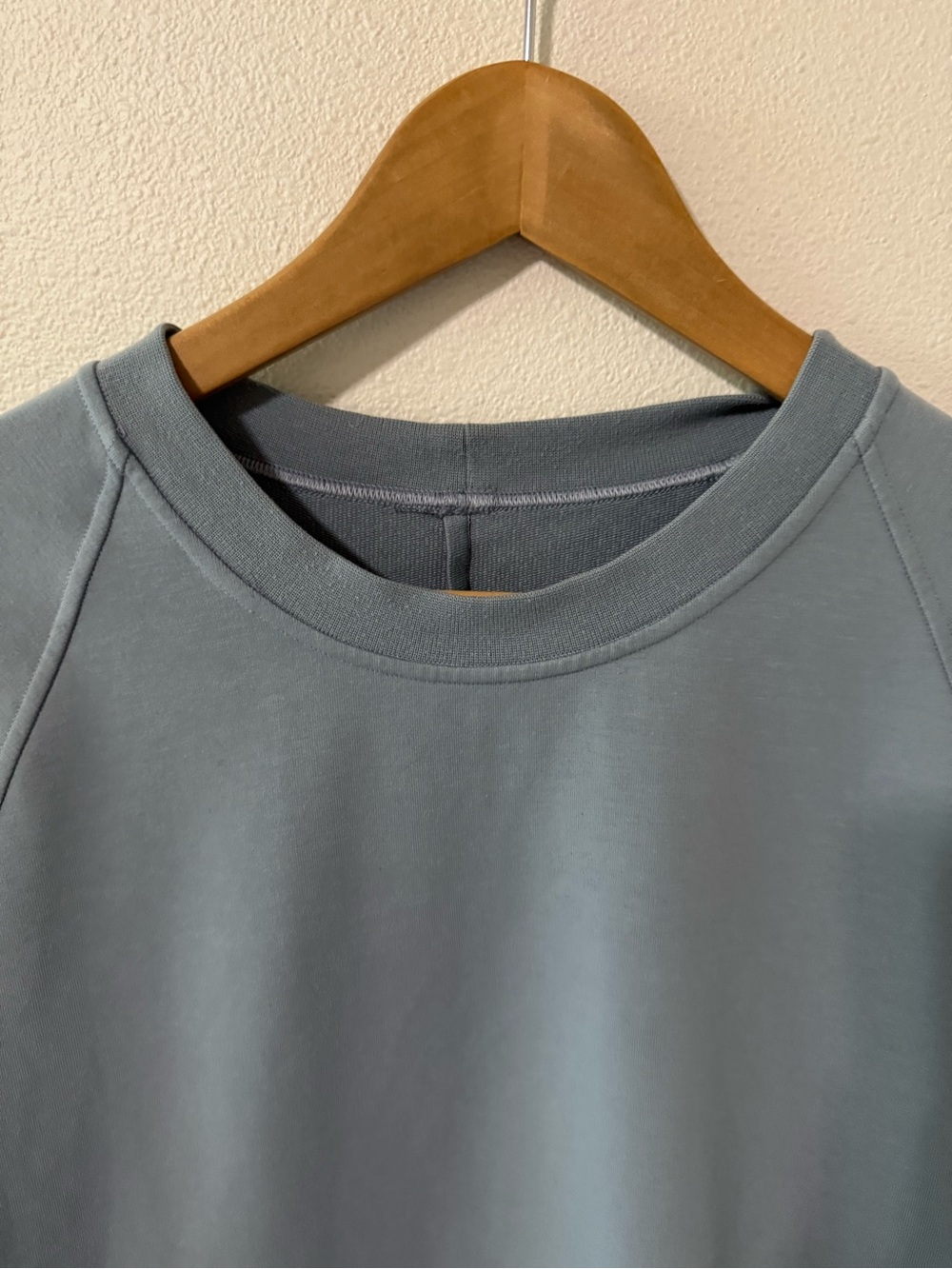 Lululemon City Sweat Crew Pullover Chambray Blue Size Zipper Athleisure-Large - Picture 3 of 10